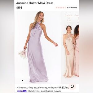 Show Me Your Mumu Jasmine Halter Maxi Dress